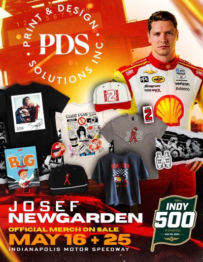 PDS and Josef Newgarden at the Indy 500